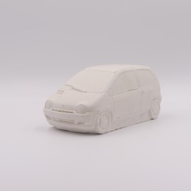 Renault Twingo en plâtre brut - Échelle 1/18