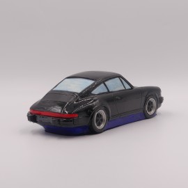 Porsche 911 en Plâtre Peint en Noir - Échelle 1/18