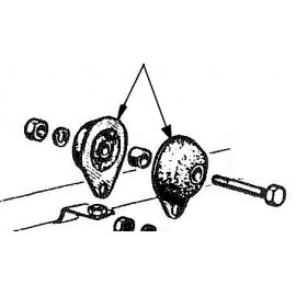 Support moteur bloc élastique arrière - PL17 & 24