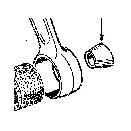 Cône de silent bloc de bras arrière - Dyna Z, PL17 & 24