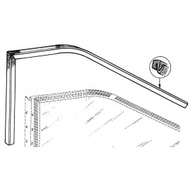 Caoutchouc d'étanchéité de custode - 24 B, BA & BT (le jeu)