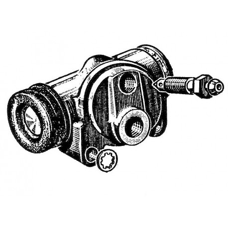 Cylindre de roue Arrière D.19 mm - PL17 et 24