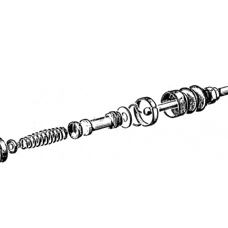 Nécessaire de réparation complet de Maître cylindre D.25.4 mm - Dyna X et Dyna Z