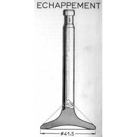 Soupape d'échappement - Dyna Z, PL17 & 24