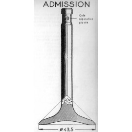 Soupape d'admission - Dyna Z, PL17 & 24