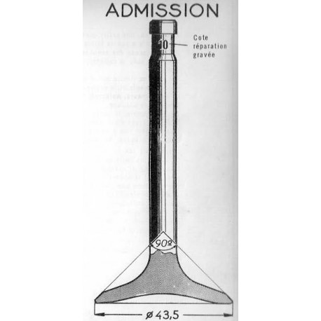 Soupape d'admission - Dyna Z, PL17 & 24